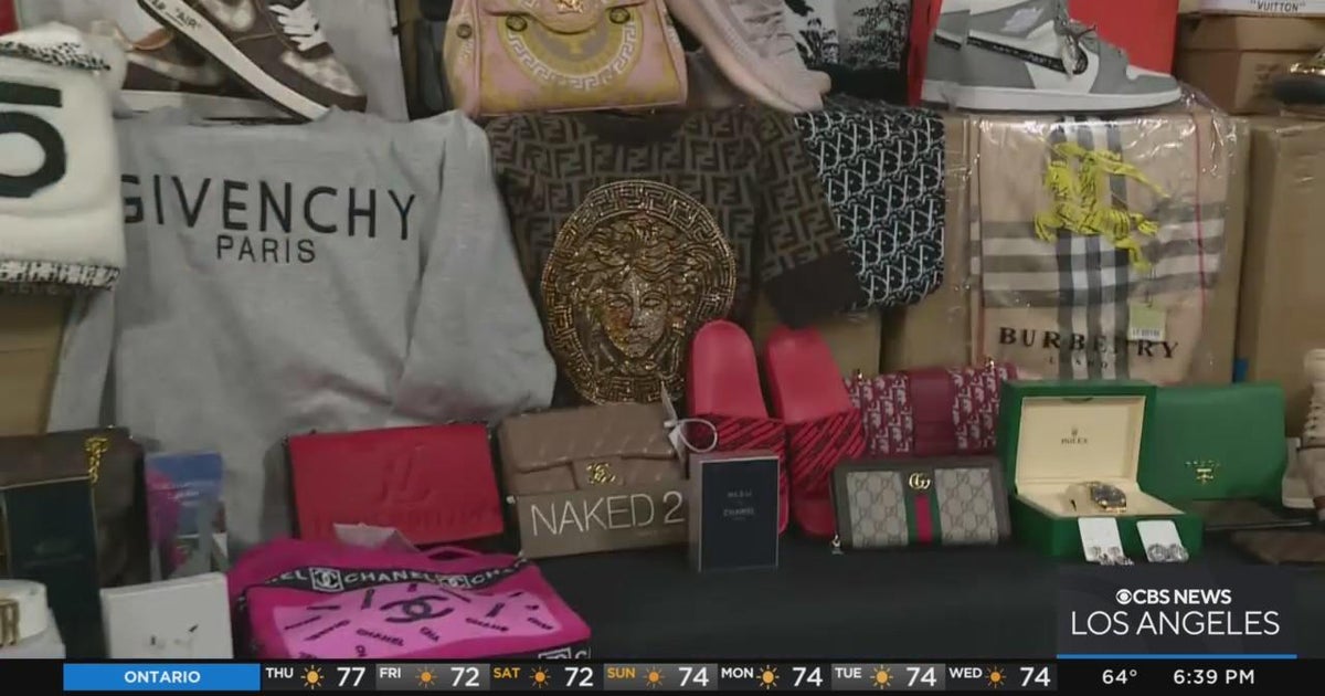 Ports claim record counterfeit seizures - CBS Los Angeles