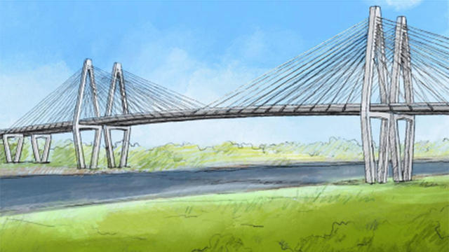 Cape Cod Bridge rendering 