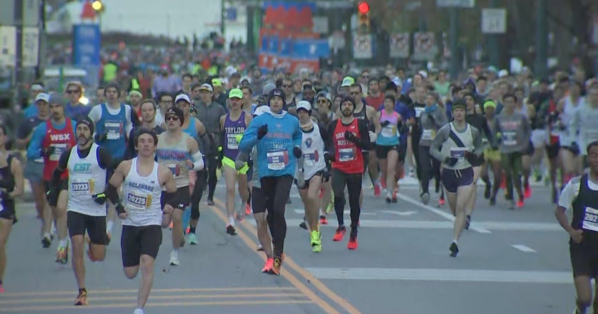 Runners brave cold weather in Philadelphia half marathon CBS Philadelphia