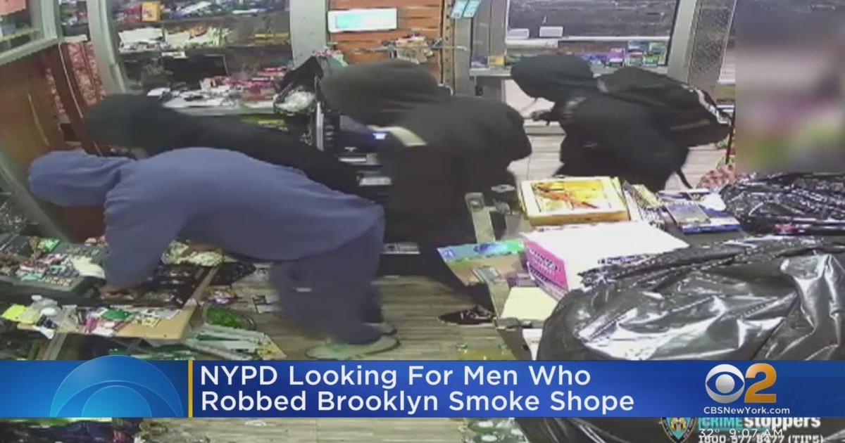 Nypd Looking For 4 In East New York Smoke Shop Burglary Cbs New York