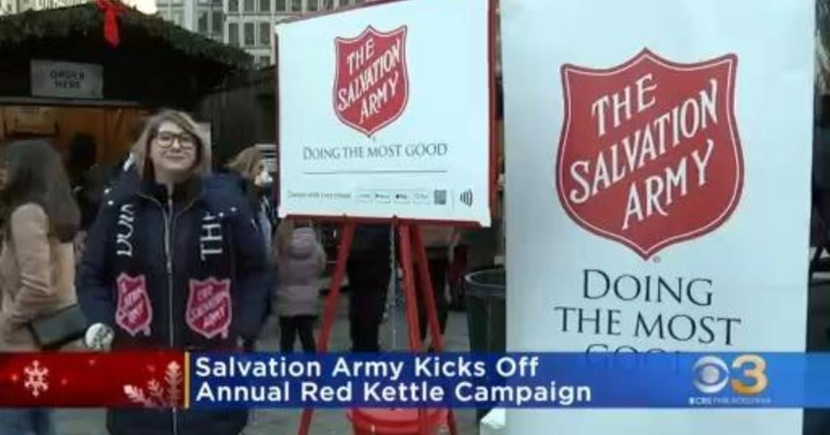 Salvation Army Kicks Off Annual Red Kettle Campaign - CBS Philadelphia