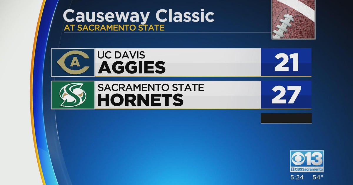 Sacramento State remains undefeated after beating the UC Davis Aggies 27-21