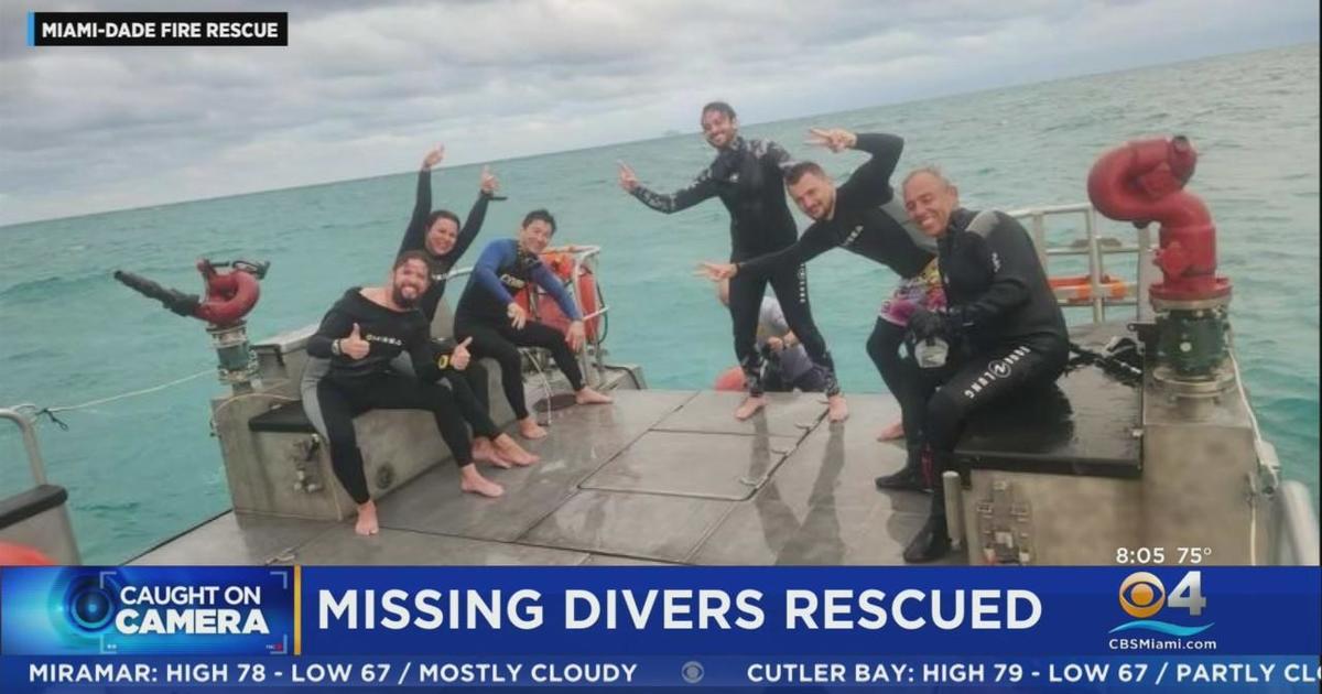 Missing Divers Rescued - CBS Miami