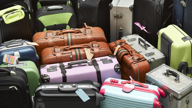 Overview of suitcases 