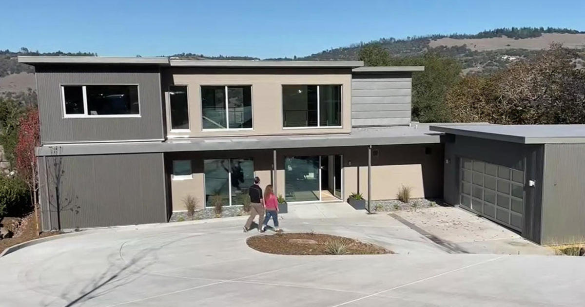 Model home on display in Wine Country built for wildfire country