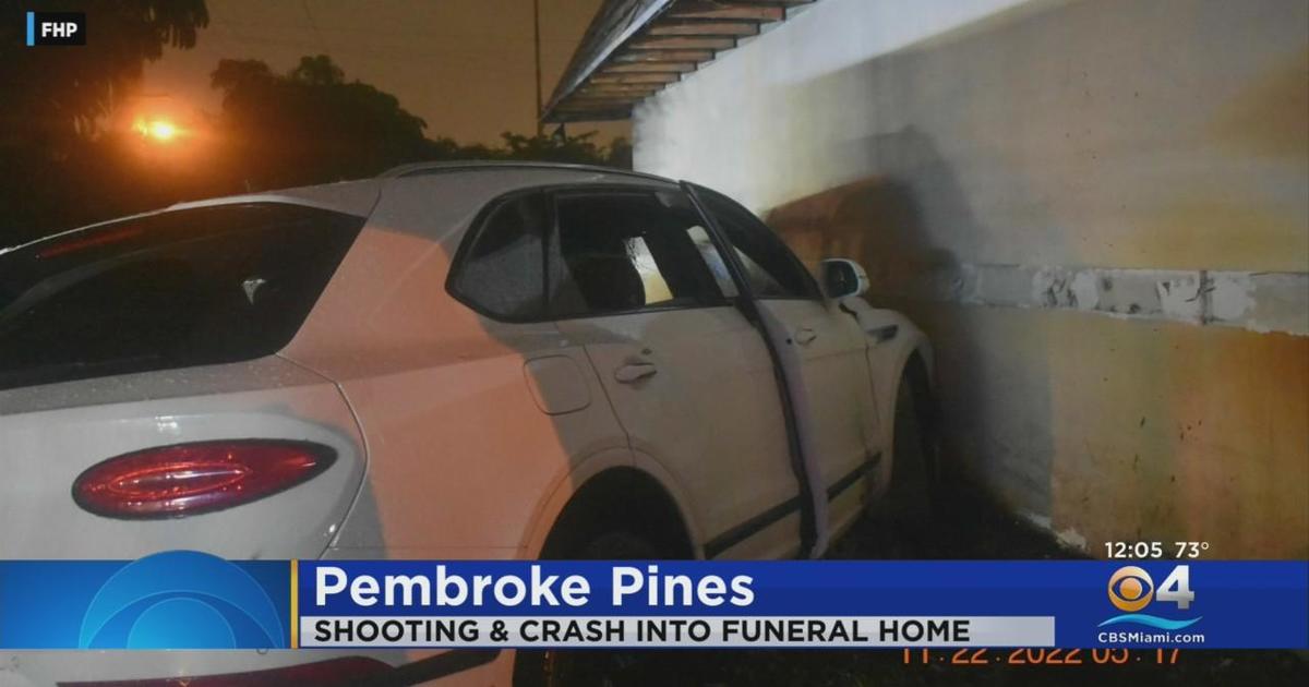 Capturing led driver to crash in Pembroke Pines funeral house