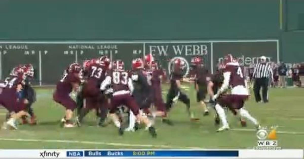 High school football triple-header at Fenway Park - CBS Boston