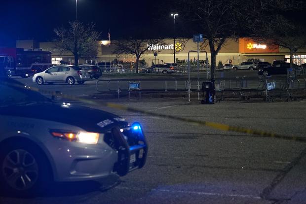 A constabulary  conveyance  is parked extracurricular  a Walmart store   successful  Chesapeake, Virginia, aboriginal  connected  November 23, 2022, aft  a wide    shooting that near  7  radical   dead, including the suspect. 