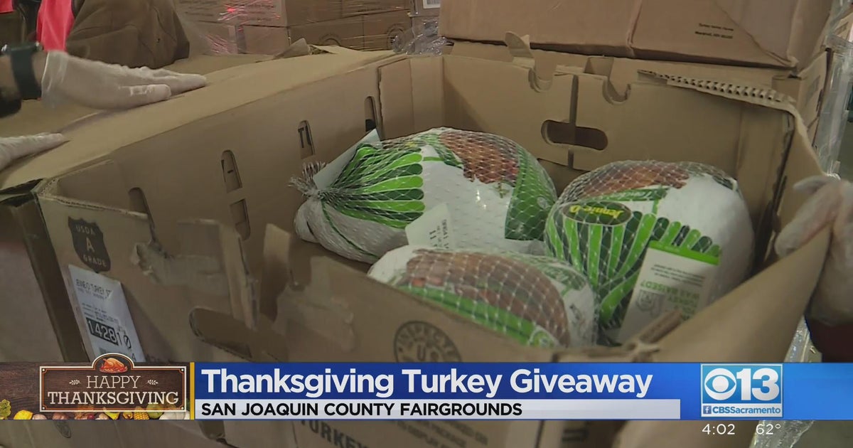 Turkey drive held at San Joaquin County Fairgrounds