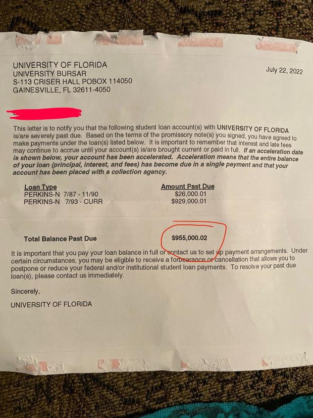 A Florida teacher thought she’d settled her student loan debt 20 years ago. Then she got a bill for $1 million.