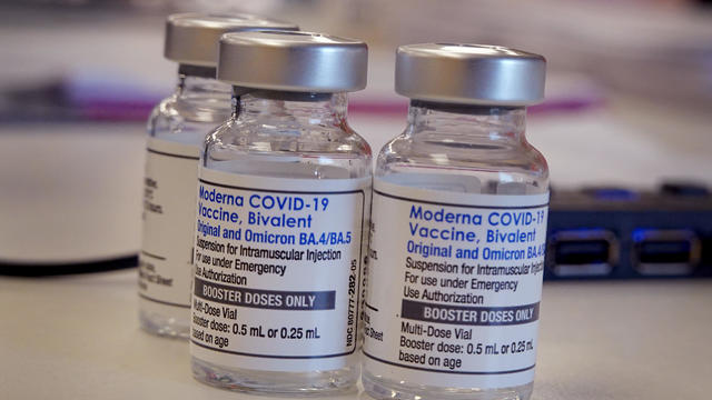 COVID-19 Omicron Booster Shots Administered Along With Other Vaccines At Chicago Senior Center 