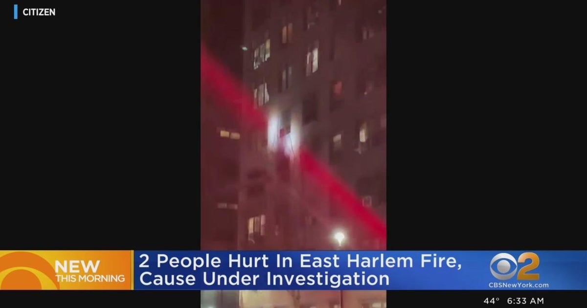 2 hurt in East Harlem fire - CBS New York