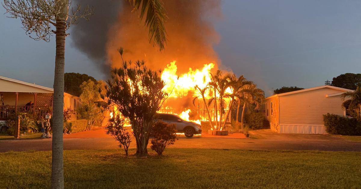 Images from scene: Homestead trailer dwelling fire