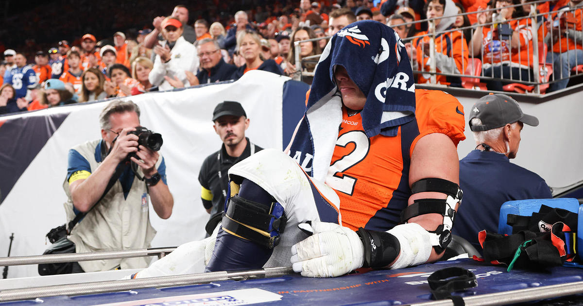 Broncos' Garett Bolles Carted Off During Colts Game