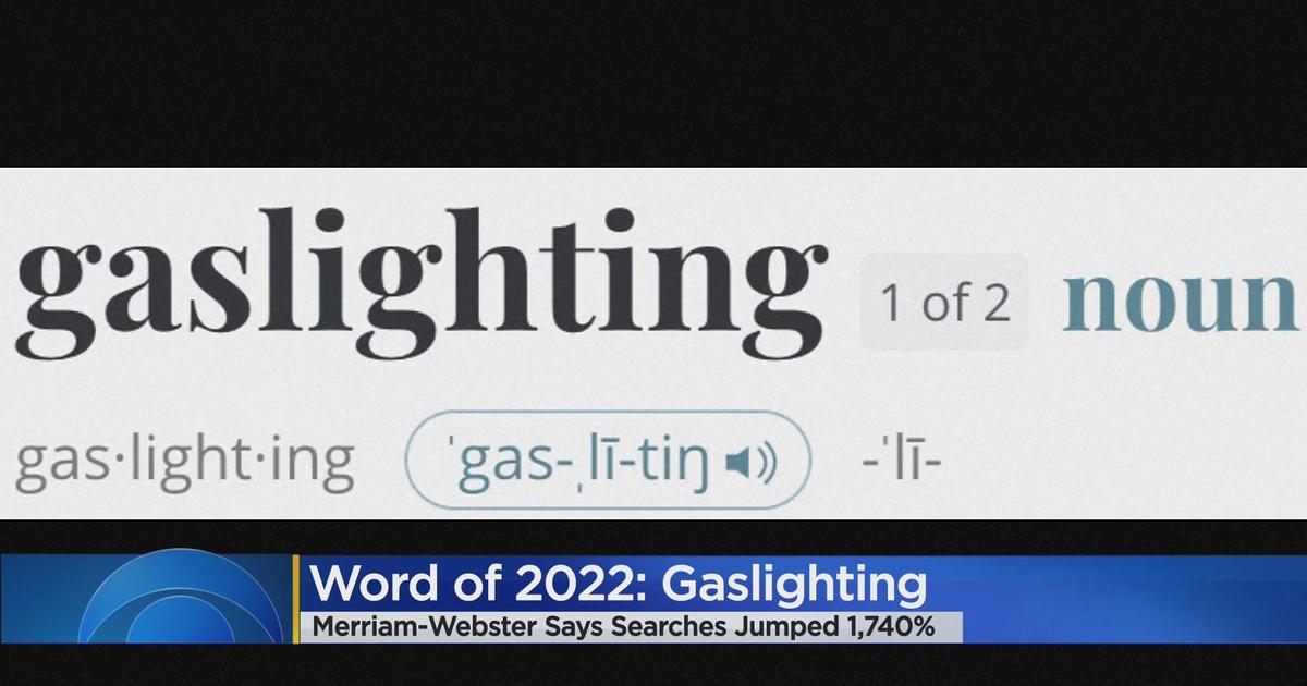 "Gaslighting" Is Merriam-Webster's 2022 Word Of The Year - CBS Colorado