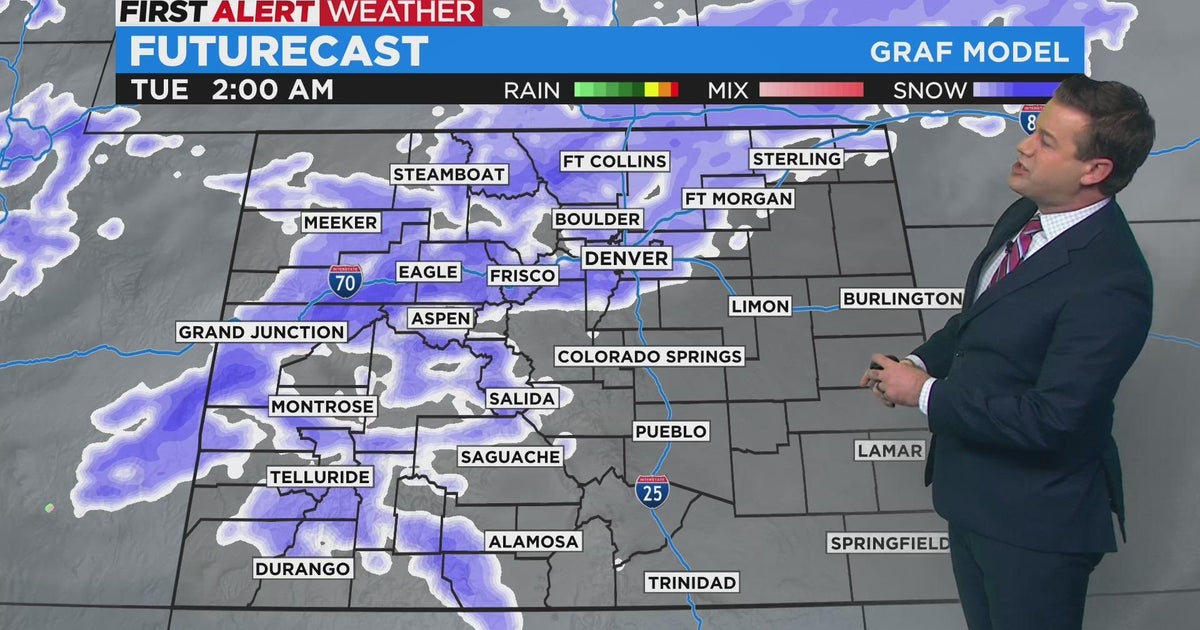 Snow and bitterly cold temperatures coming Tuesday - CBS Colorado