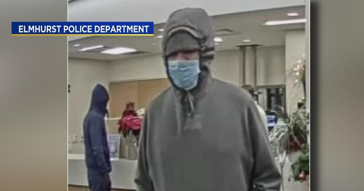Elmhurst police search for 2 bank robbers - CBS Chicago