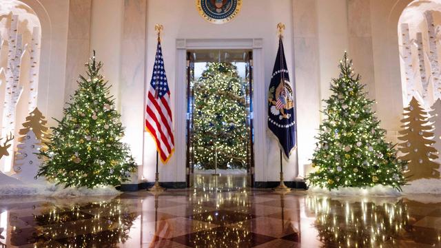 White House Christmas trees 