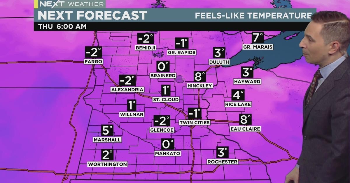 NEXT Weather: Frigid overnight before Thursday warmup, light snow on ...