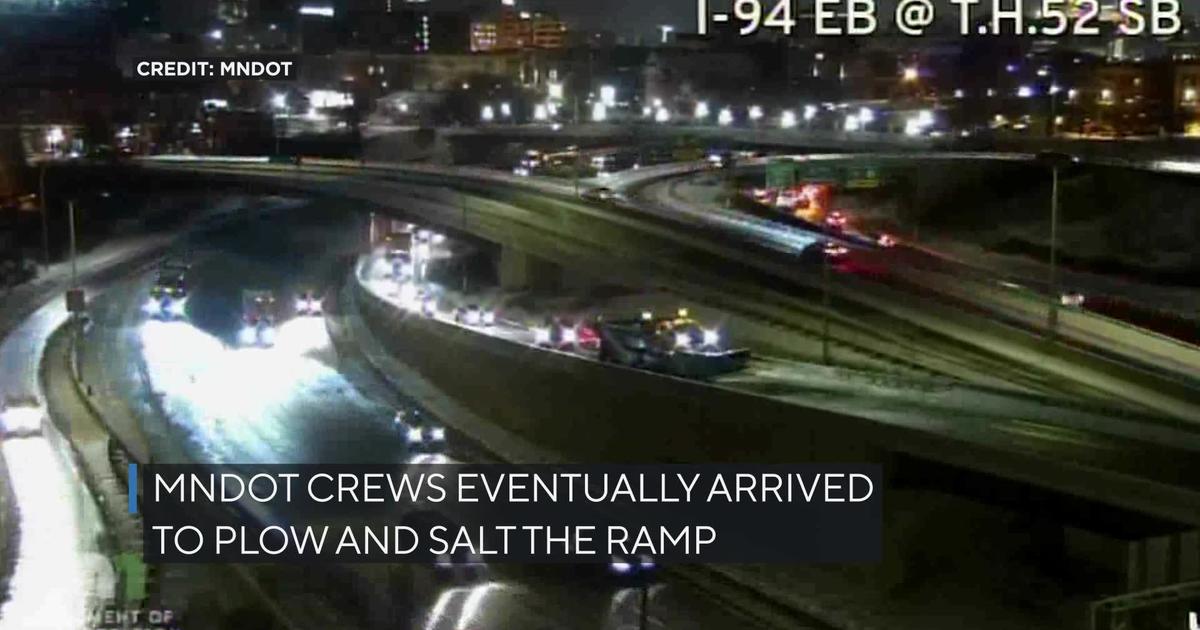 Icy Ramp Stalls Drivers In St. Paul, But MnDOT, Samaritans Get Traffic ...