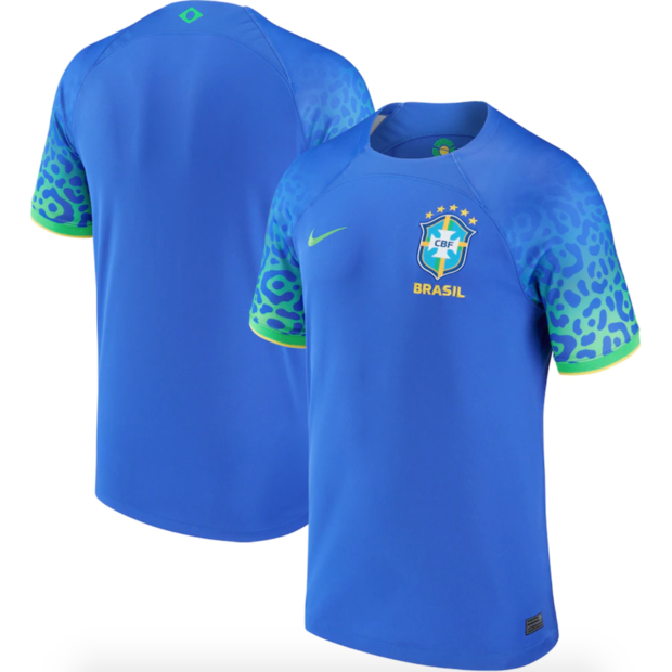 Brazil National Team Nike 2022/23 away breathe stadium replica blank jersey 