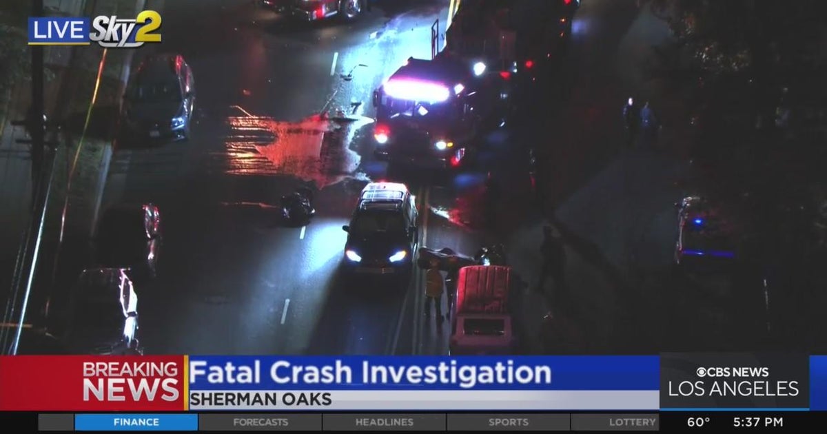 Motorcyclist killed in Van Nuys crash involving car CBS Los Angeles