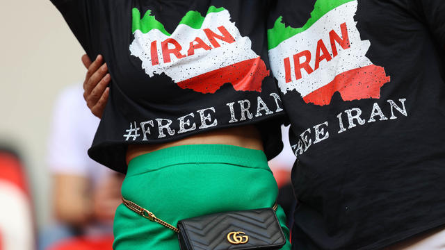 Iran Football Fans Cheer Men's National Team In World Cup Match Against USA 