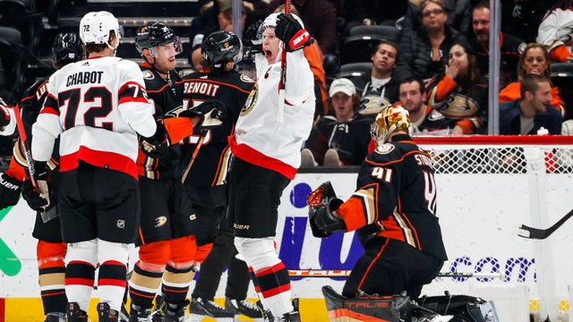 Senators Ducks Hockey 