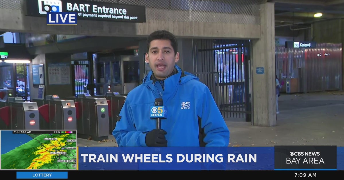 Bay Area rain storm affecting BART commute - CBS San Francisco