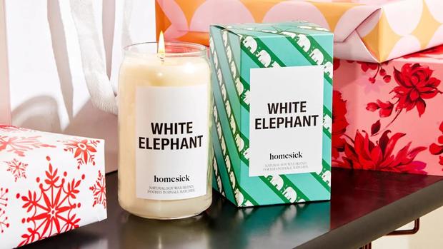 Homesick White Elephant Candle 