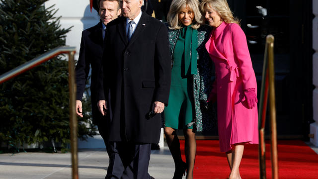 U.S. President Biden and Mrs. Biden host French President Macron and Mrs. Macron for an official State Arrival Ceremony at the White House in Washington 