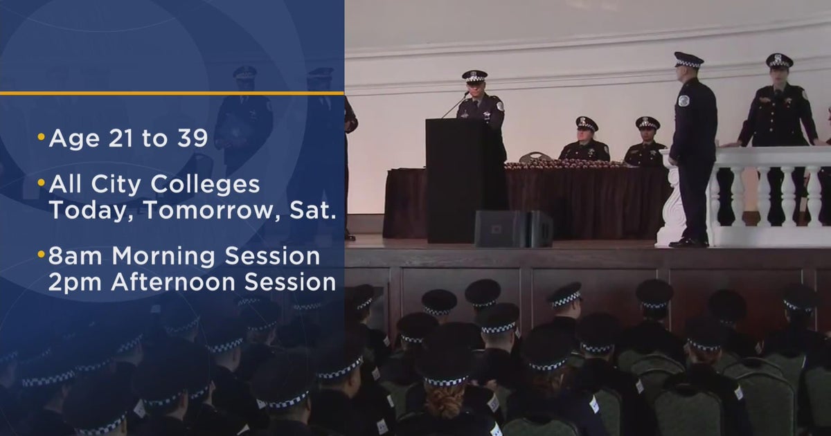Chicago Police Department holds final round of exams for 2022 - CBS Chicago