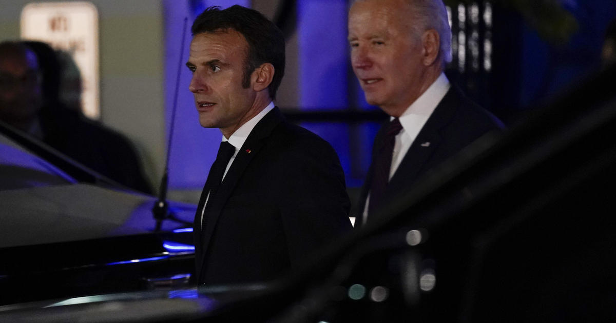 Watch Live: Biden welcomes France’s Macron to White House for first state visit