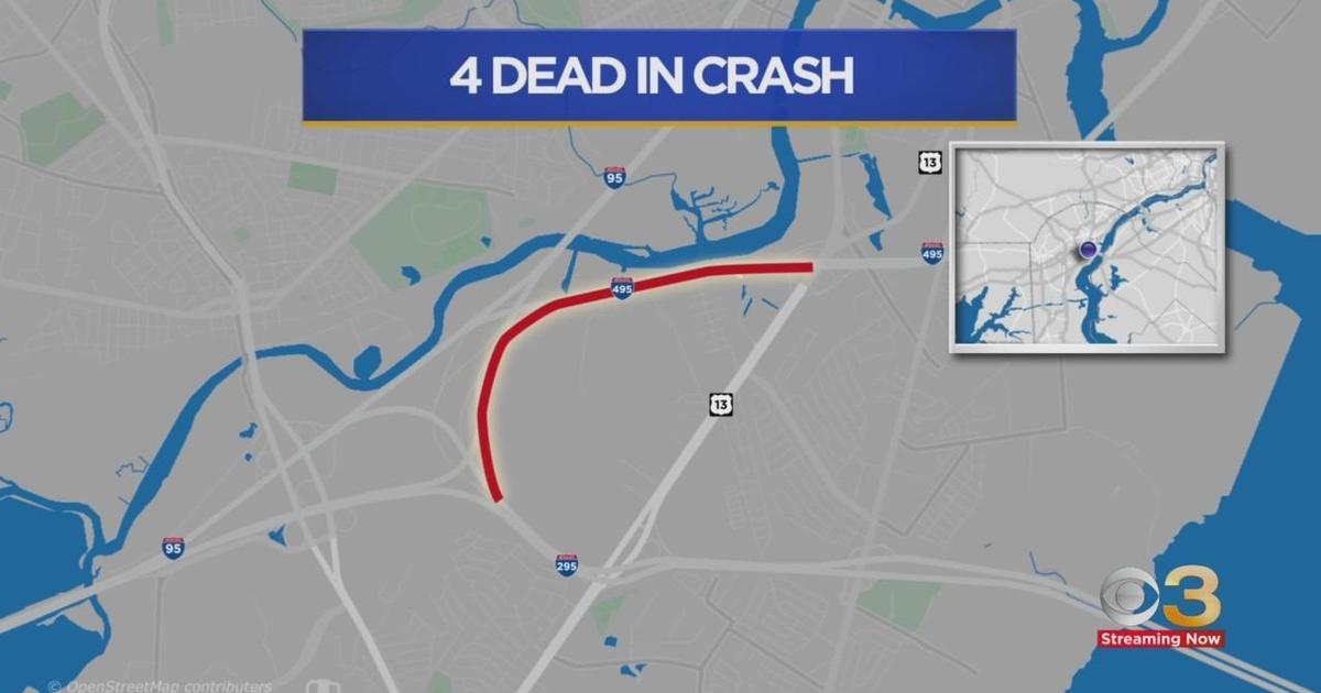 4 People Killed In Wrong Way Crash On I 495 In Delaware 