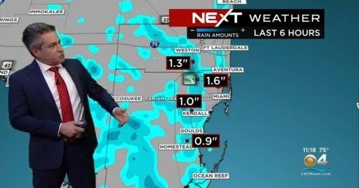 NEXT Weather forecast for Tuesday 11/30/22 11PM - CBS Miami