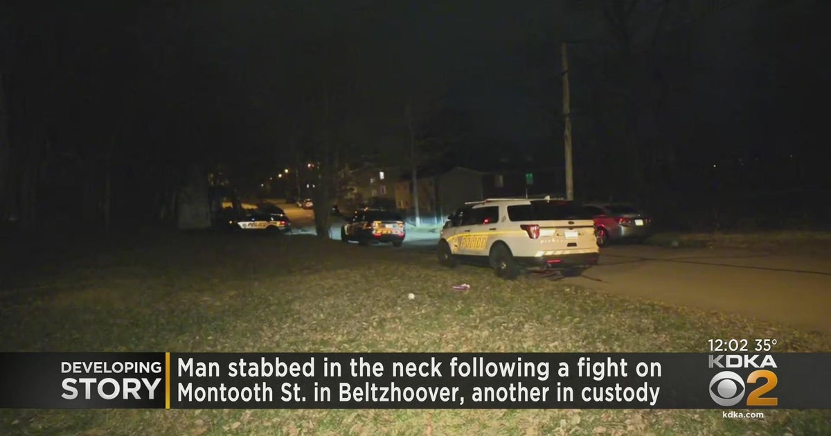 Man stabbed in neck during fight in Beltzhoover - CBS Pittsburgh