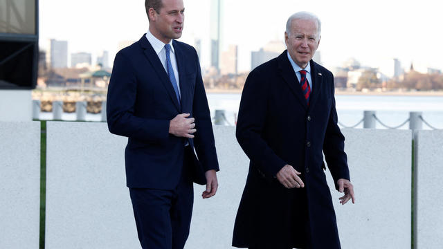 U.S. President Biden meets Britain's Prince William at the John F. Kennedy Library, in Boston 