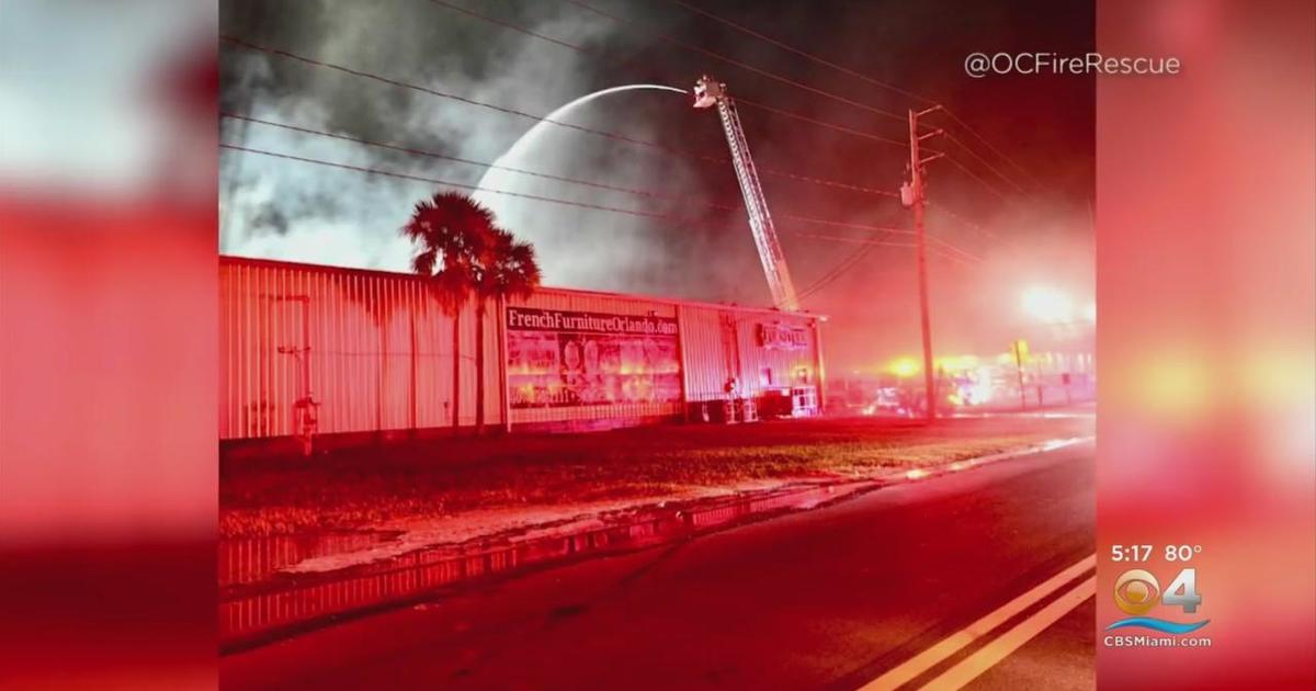5 people today hurt in Orlando warehouse fire that ignited fireworks, officials say