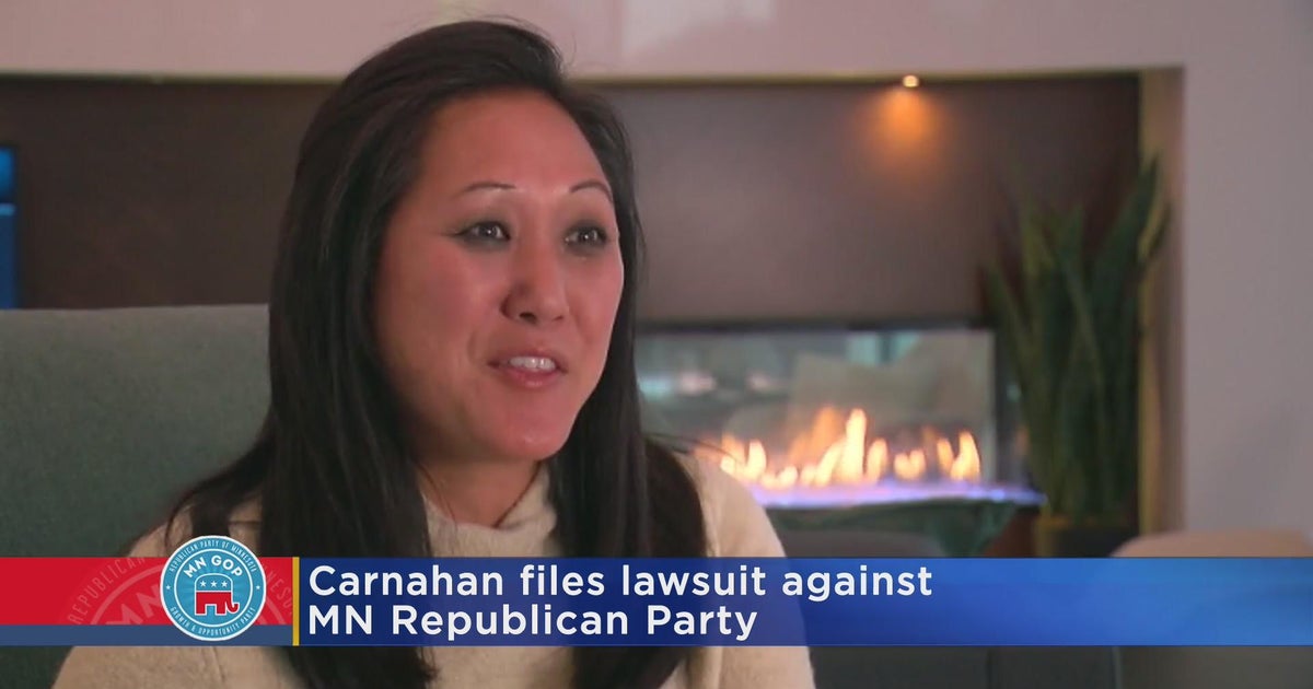 Jennifer Carnahan sues Minnesota GOP CBS Minnesota