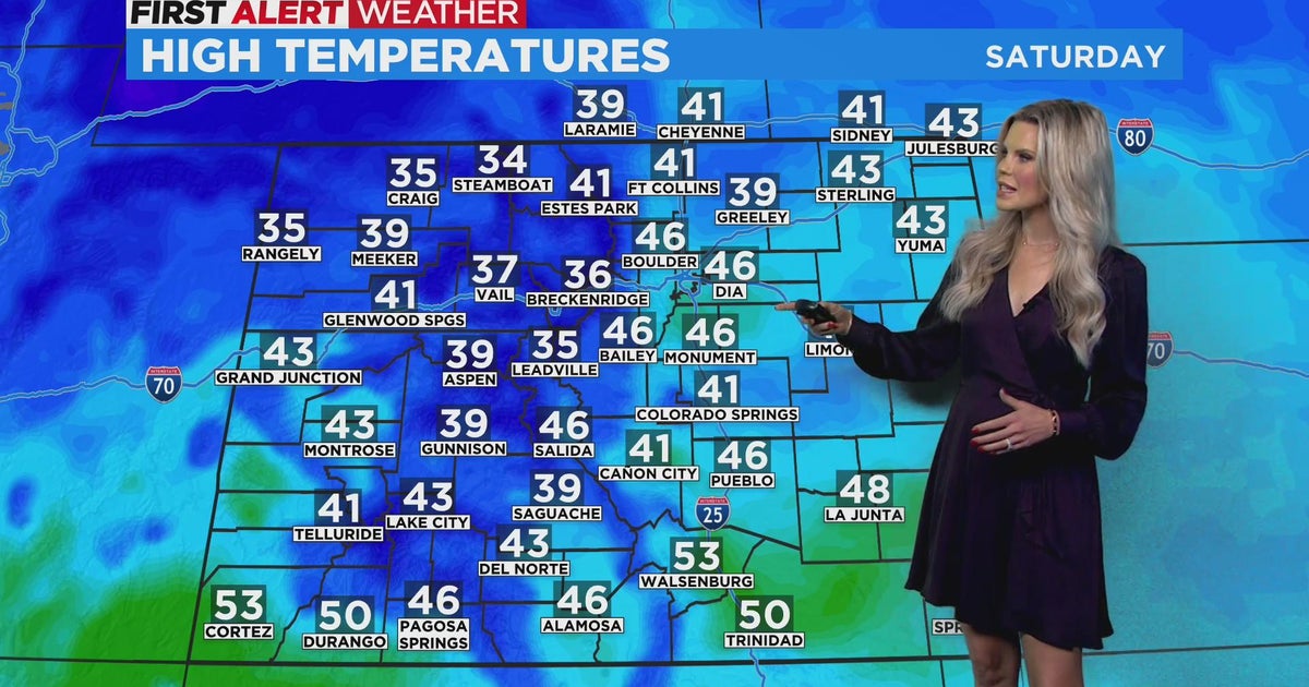 Calmer And Cooler Saturday - CBS Colorado