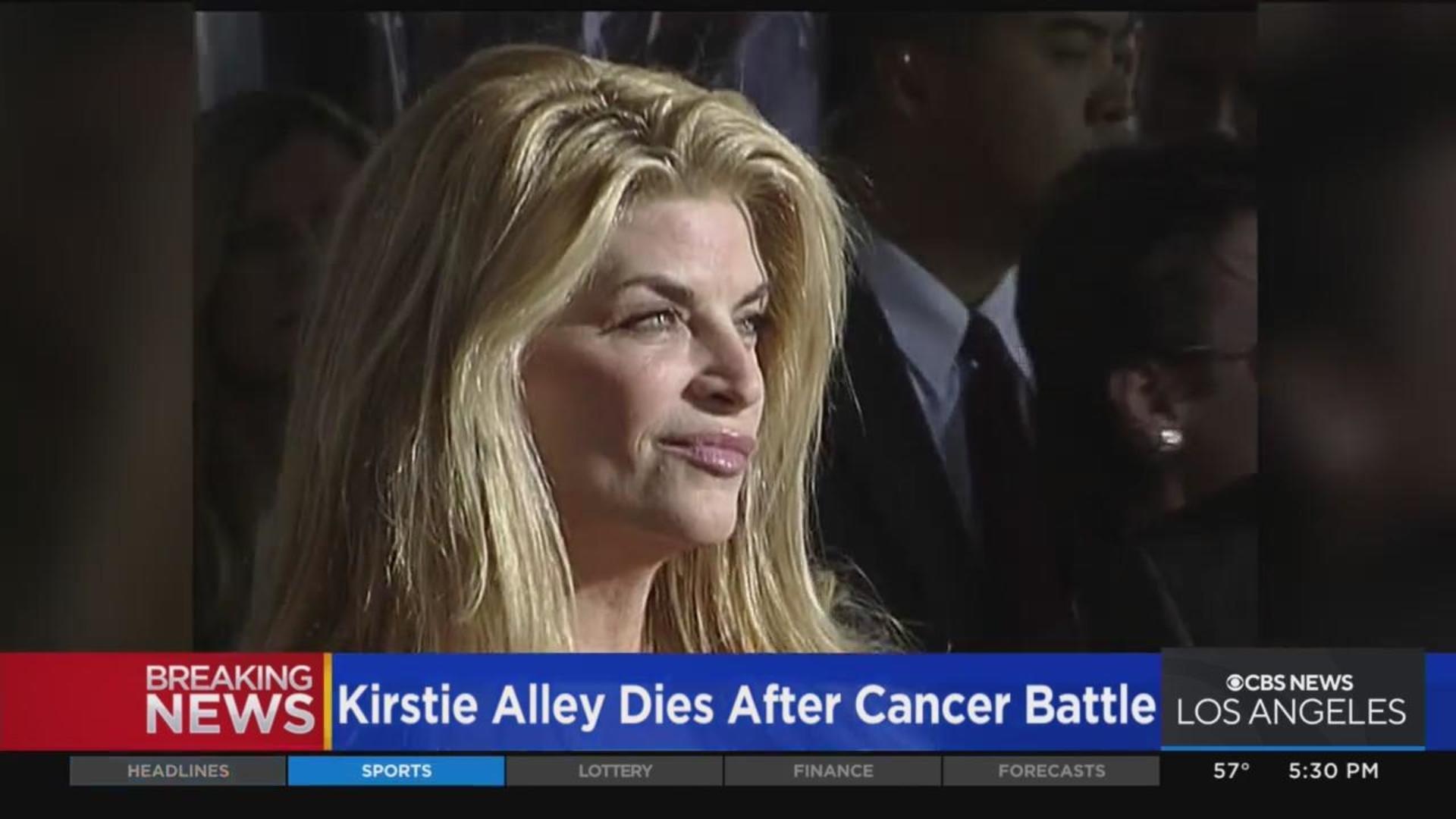 Actress Kirstie Alley dies at 71 following battle with cancer