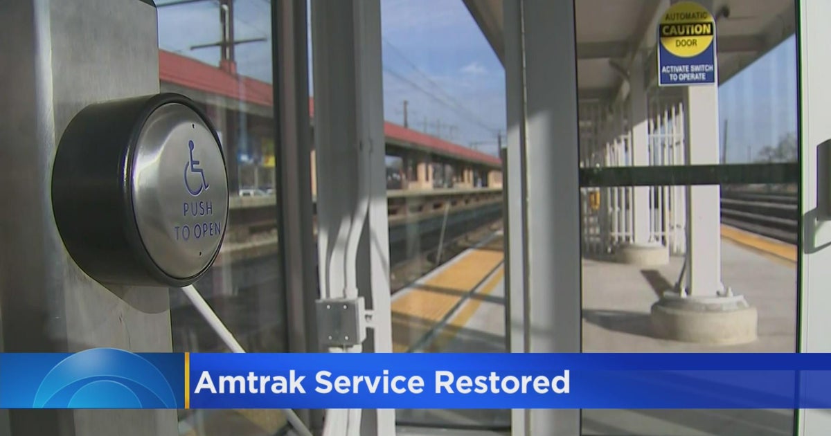 Homewood Amtrak station reopens CBS Chicago