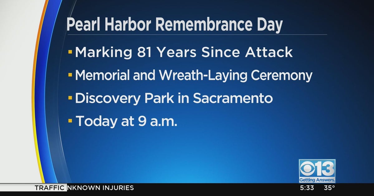 Pearl Harbor Remembrance Day happening in Sacramento