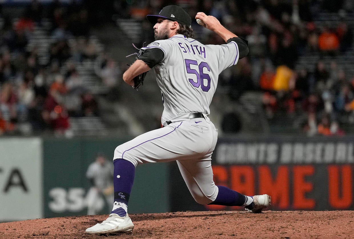 A's get reliever Chad Smith from Rockies for minor leaguer - CBS Colorado