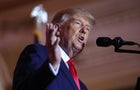 Former U.S. President Donald Trump  Makes An Announcement At His Florida Home 