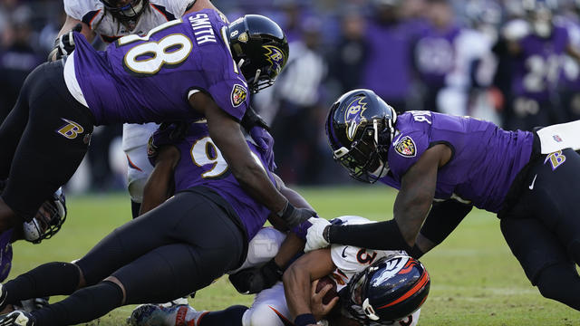 Broncos Ravens Football 