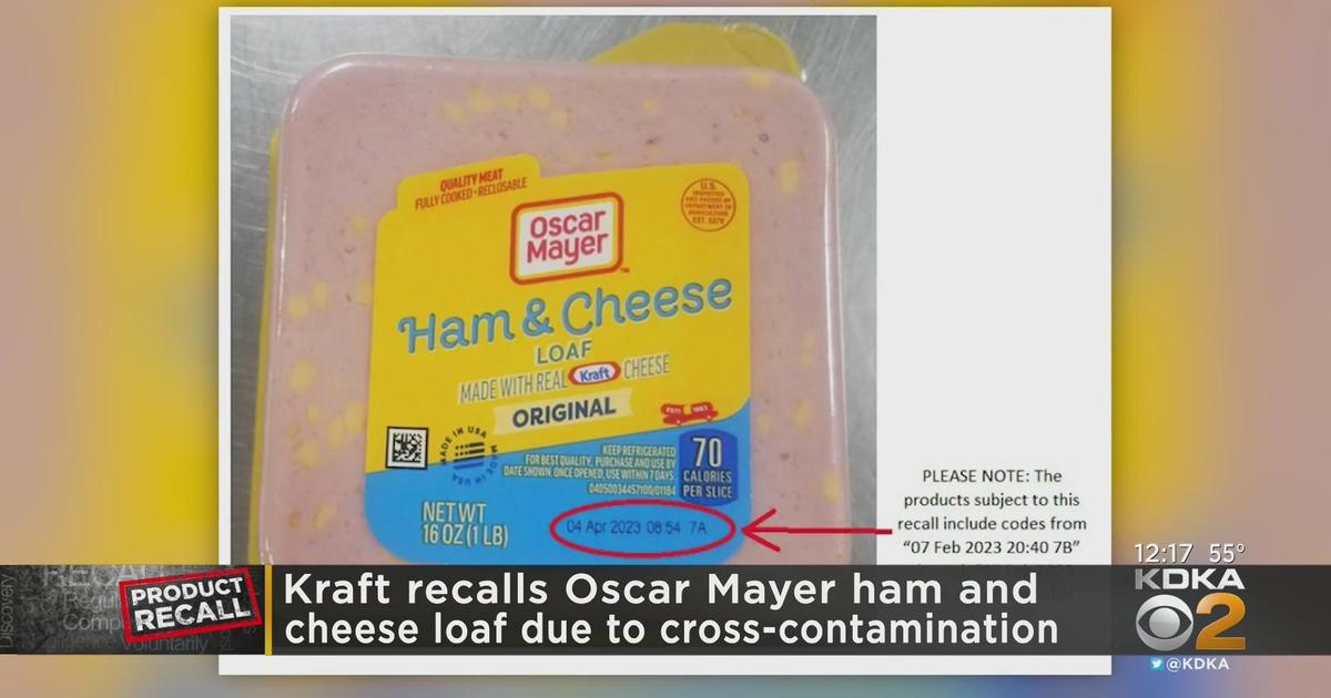 Kraft issues recall of Oscar Mayer ham and cheese loaf CBS Pittsburgh