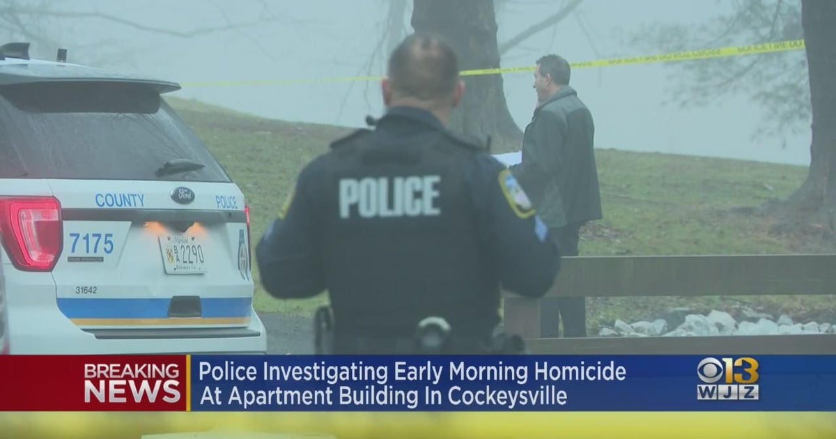 Police investigating homicide in Cockeysville CBS Baltimore
