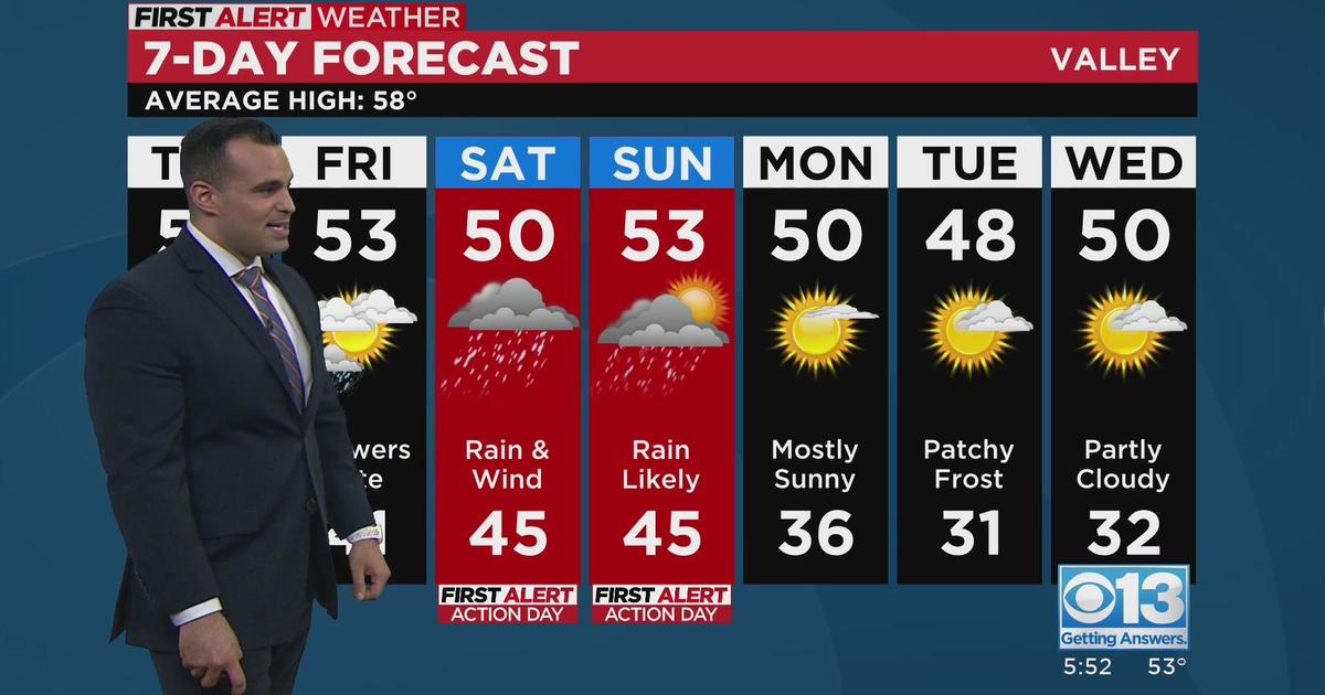 Sacramento evening weather forecast - 12/7/22 - CBS Sacramento