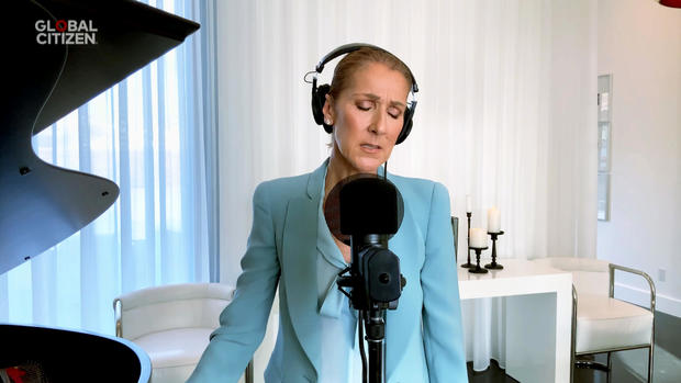 Celine Dion singing in 2020 